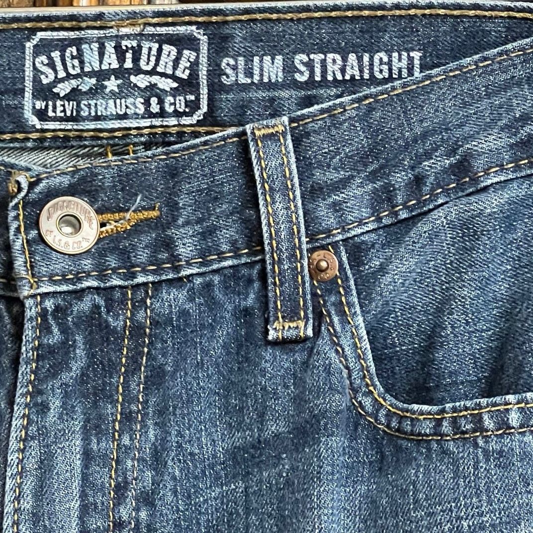 Levi's Levi’s Signature Slim Straight jeans Men’s 30 x 30. Size US 30 / EU 46 - 3 Thumbnail