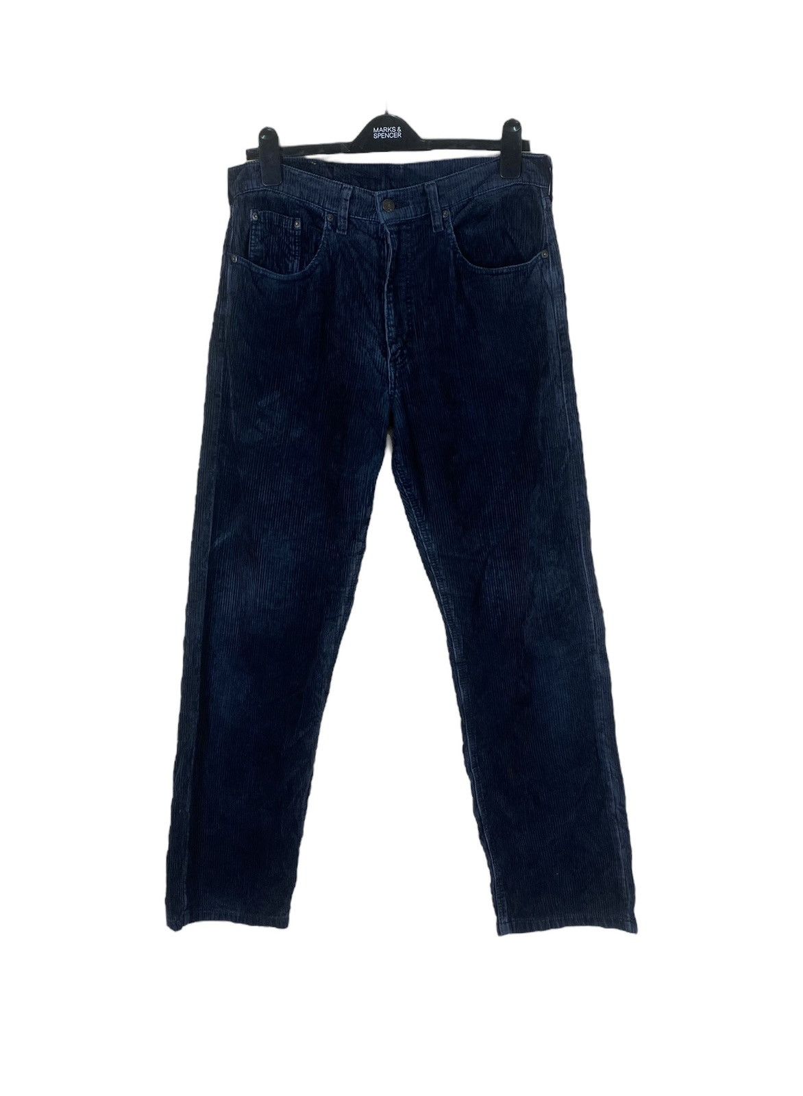 Levi's × Levi's Vintage Clothing Vintage Levis White Tab Blue Corduroy Pants Size US 33 - 2 Thumbnail