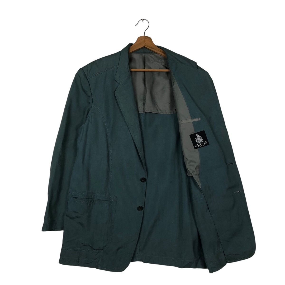 Japanese Brand × Lanvin × Vintage 📌Vintage Lanvin Paris Coats Double Breast Size US M / EU 48-50 / 2 - 12 Thumbnail