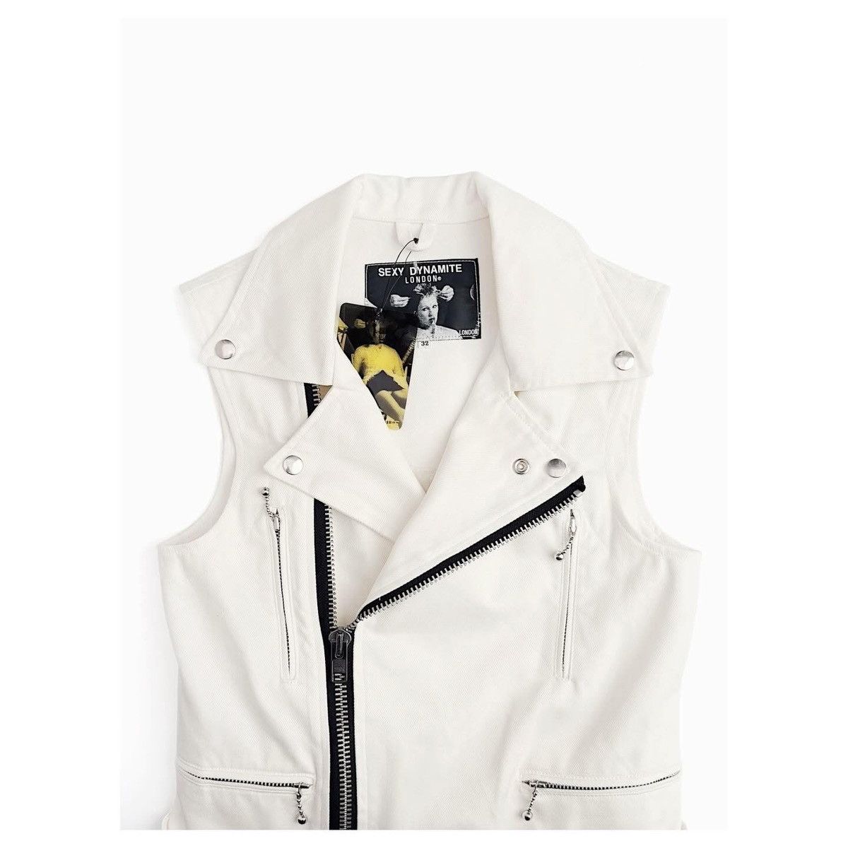 Seditionaries Sexy Dinamite London Double collar punk west jacket Size S / US 4 / IT 40 - 2 Thumbnail
