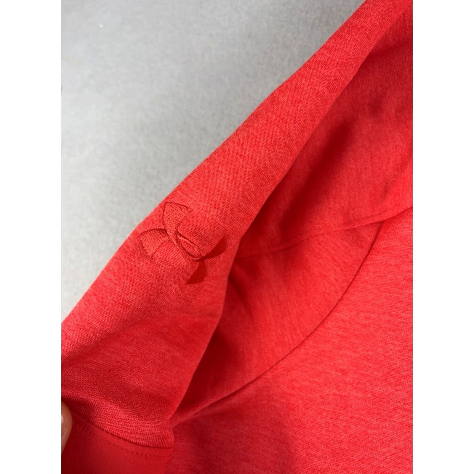 Under Armour Under Armour Pullover Mock Neck Zip Red 2XL Men’s Golf Long Sleeve Casual Performance Size US XXL / EU 58 / 5 - 5 Thumbnail