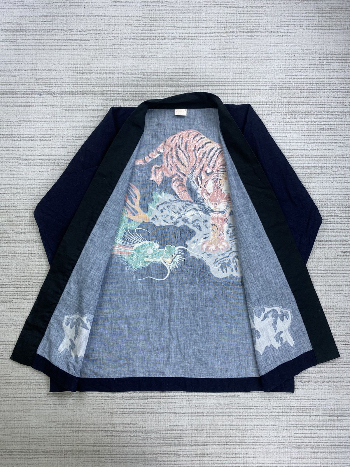 If Six Was Nine × Japanese Brand × Vintage Vintage Haori Kimono Dragon X Tiger Matsuri Festival Japan Size US L / EU 52-54 / 3 - 5 Thumbnail