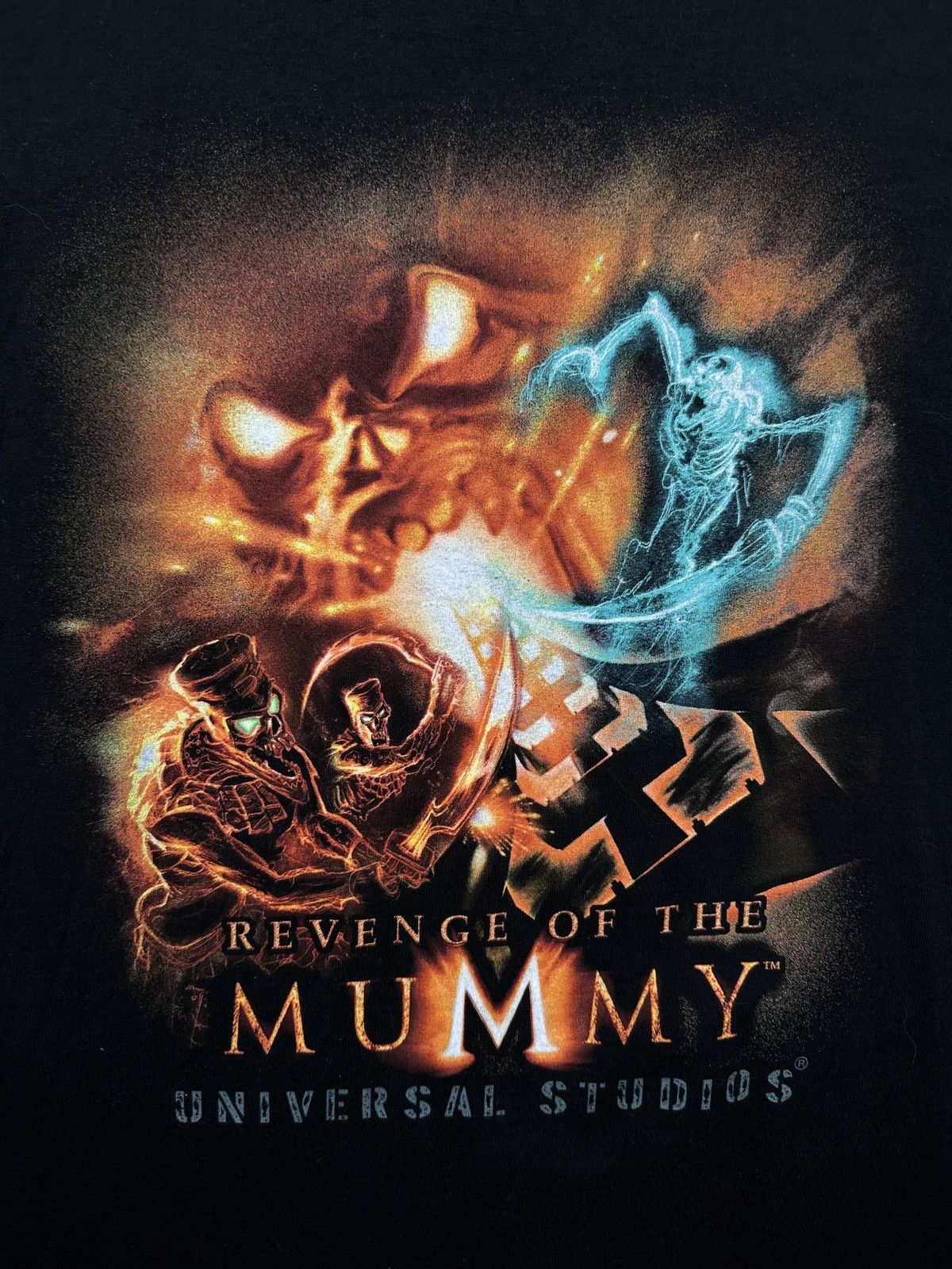 Universal Studios Vintage Universal Studios Revenge of the Mummy T-shirt Rare Size US L / EU 52-54 / 3 - 5 Thumbnail