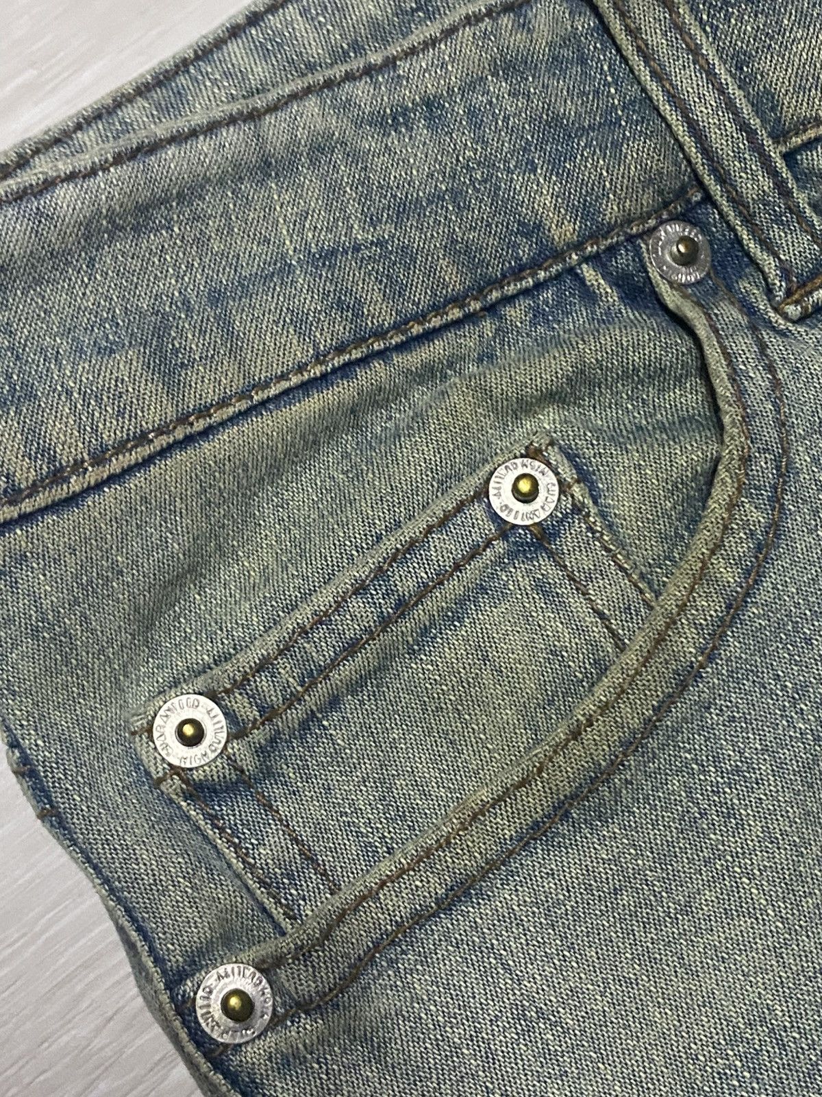 Vintage Vintage Japanese Brand Mud Wash Grunge Distressed Flare Jean Size US 30 / EU 46 - 9 Thumbnail