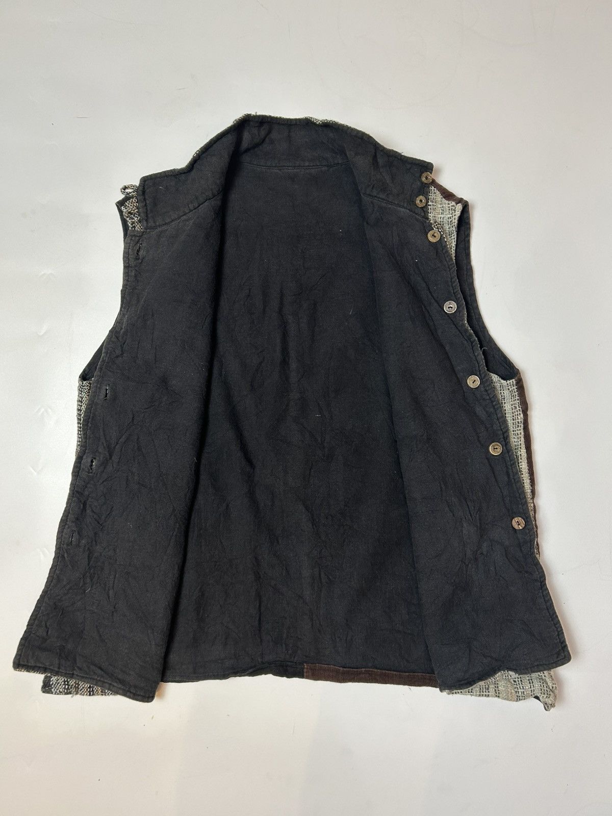 Handmade × Kapital × Vintage VINTAGE HANDMADE KAPITAL INSPIRED PATCHWORK REVERSIBLE VEST Size US M / EU 48-50 / 2 - 2 Thumbnail
