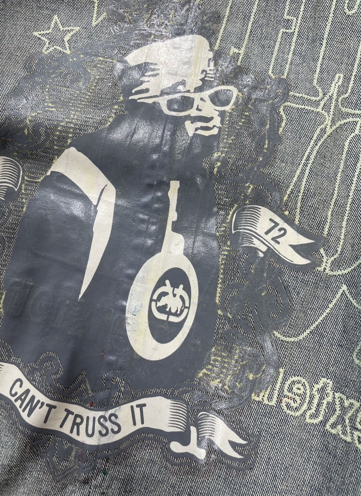 Ecko Unltd. Vintage Ecko Unltd Denim Fight The Power USA Old School Size US M / EU 48-50 / 2 - 3 Thumbnail