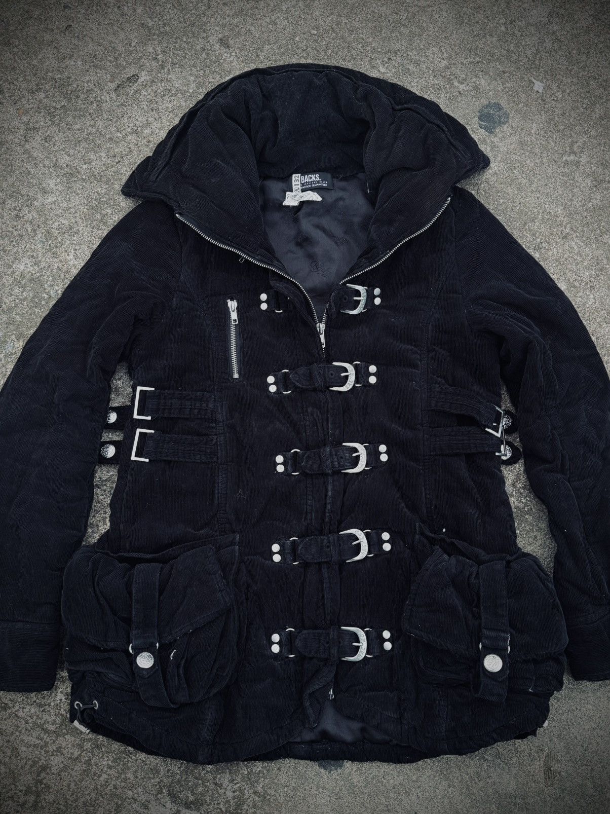 14th Addiction 2000s Backs Bono Gothic Vkei Bondage Goa Jacket Size US S / EU 44-46 / 1 - 4 Thumbnail
