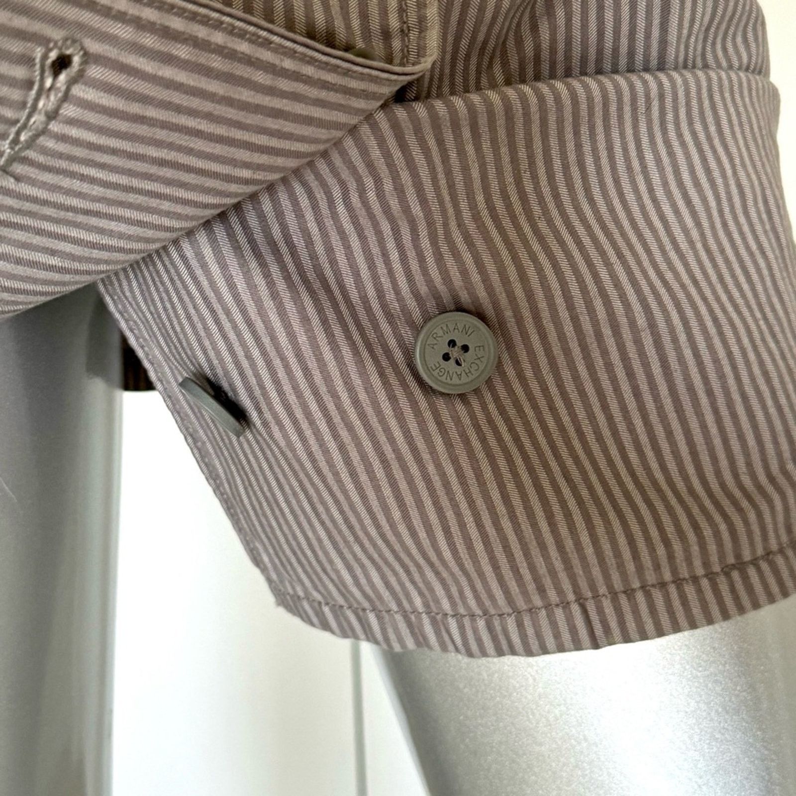 Armani Exchange ARMANI EXCHANGE Grey Mini Skirt, Size 0 Size 25" / US 0 / IT 36 - 4 Thumbnail