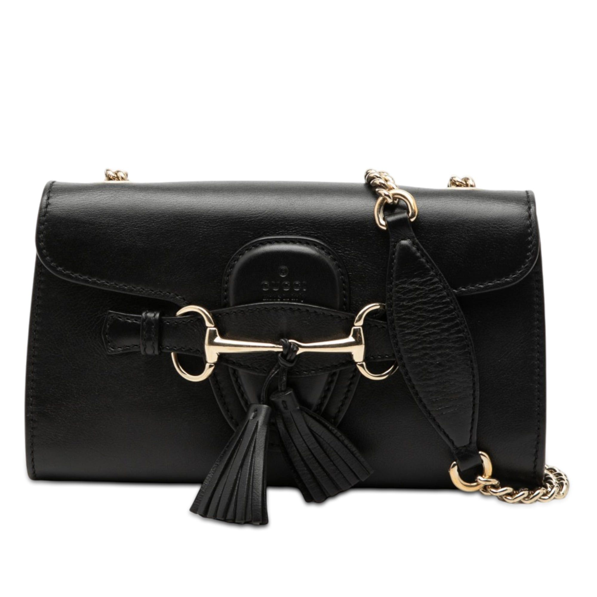 Gucci Small Leather Emily Shoulder Bag Size ONE SIZE - 1 Thumbnail