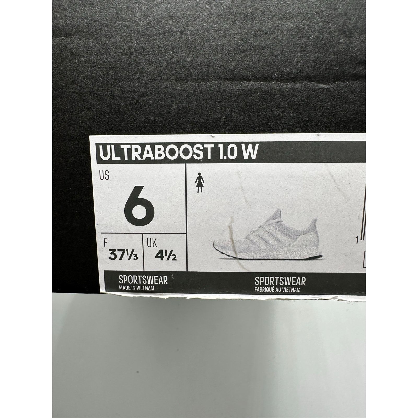 adidas gazelle silver green womens Women's Ultraboost 1.0 White/White/White – Tradehome Shoes main image 1