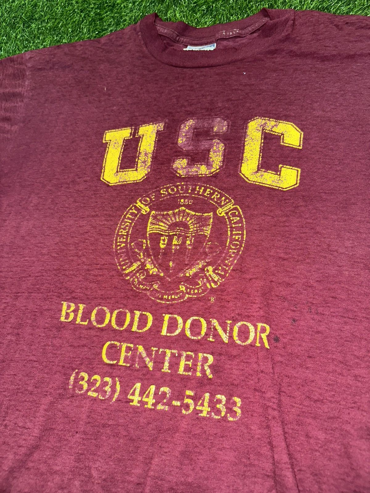 Vintage Vintage USC University Southern California Blood Donor Tee L Size US L / EU 52-54 / 3 - 3 Thumbnail
