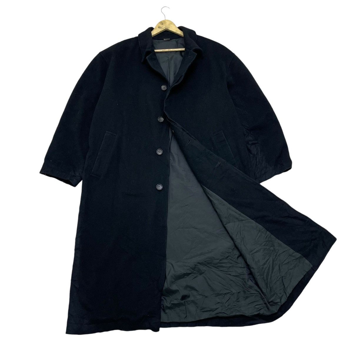 💥Vintage Japanese Brand Intermezzo Wool Long Coat Jacket