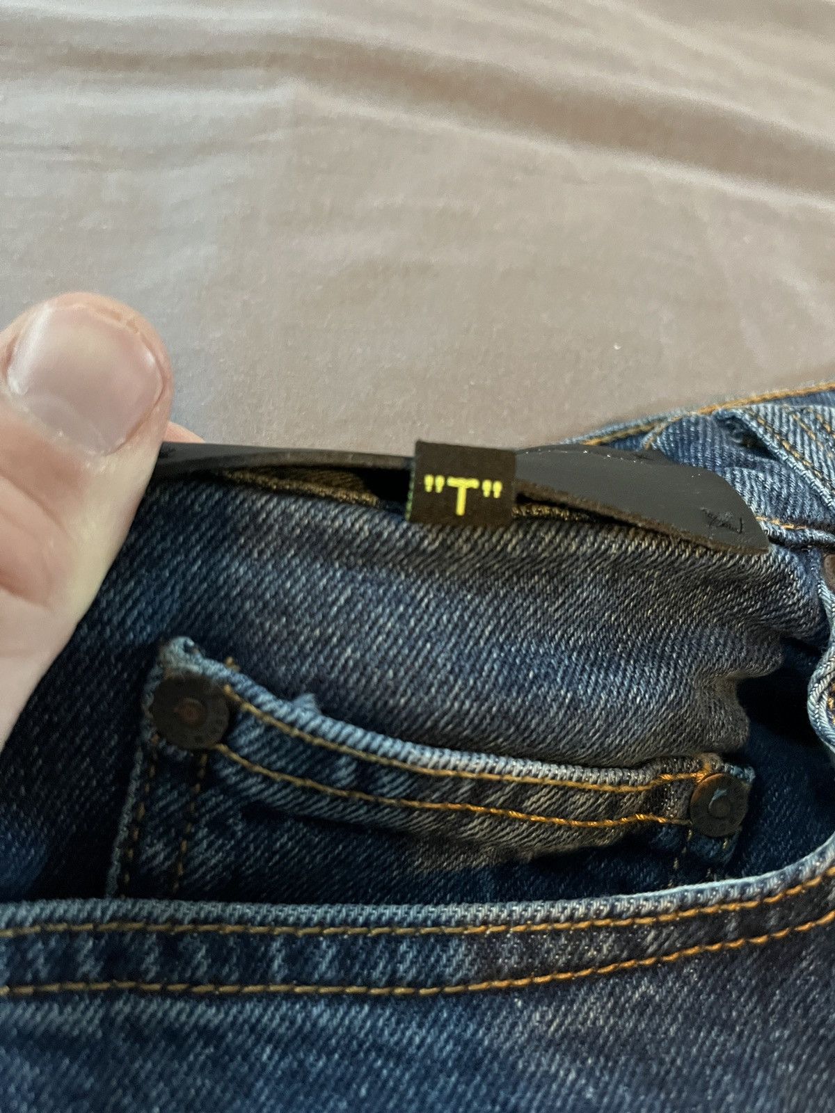 Off-White Off-White Blue Denim Pre Virgil Death Size US 34 / EU 50 - 5 Thumbnail