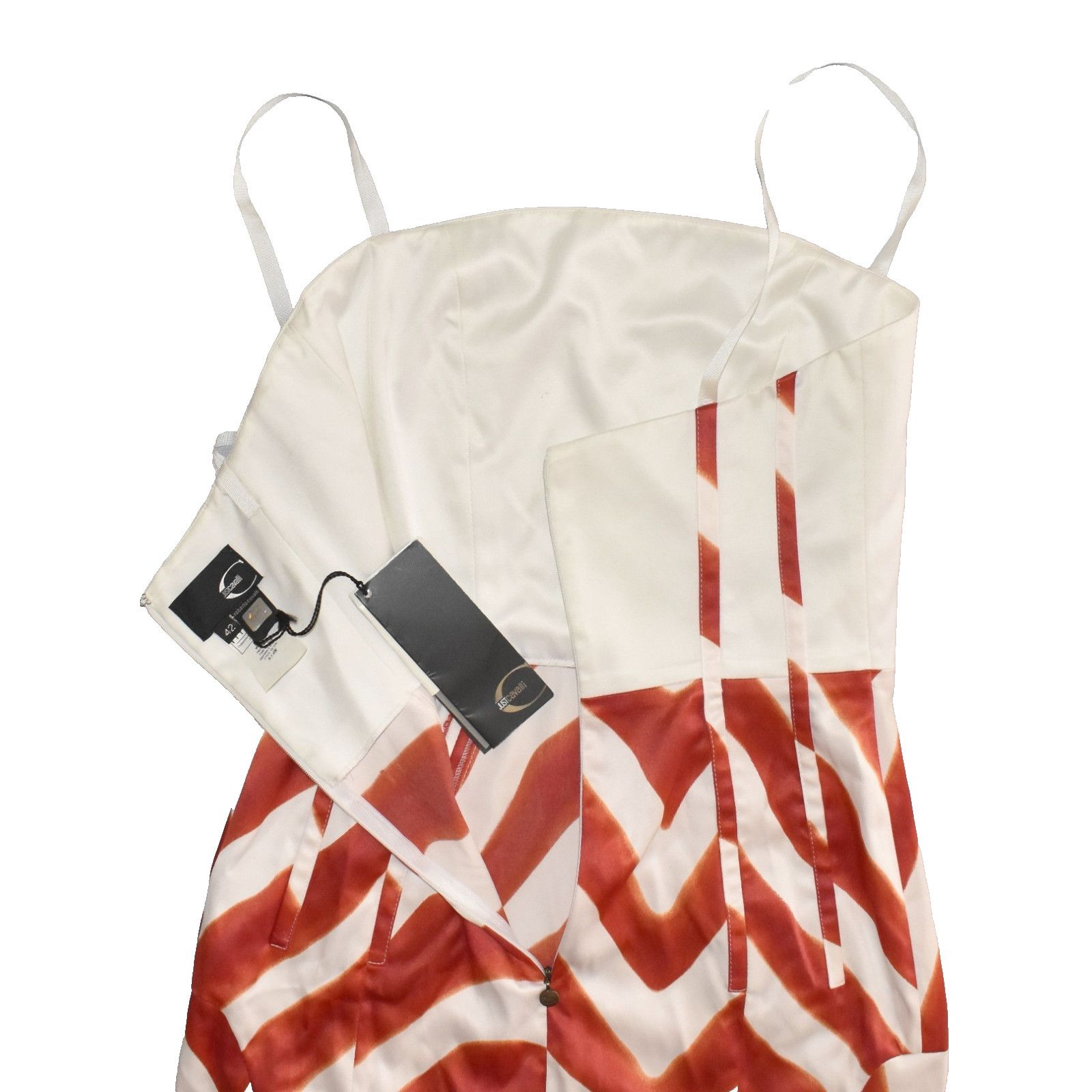 Just Cavalli JUST CAVALLI Zebra Print Satin Bustier Bodycon Dress Size 42 Size M / US 6-8 / IT 42-44 - 6 Thumbnail
