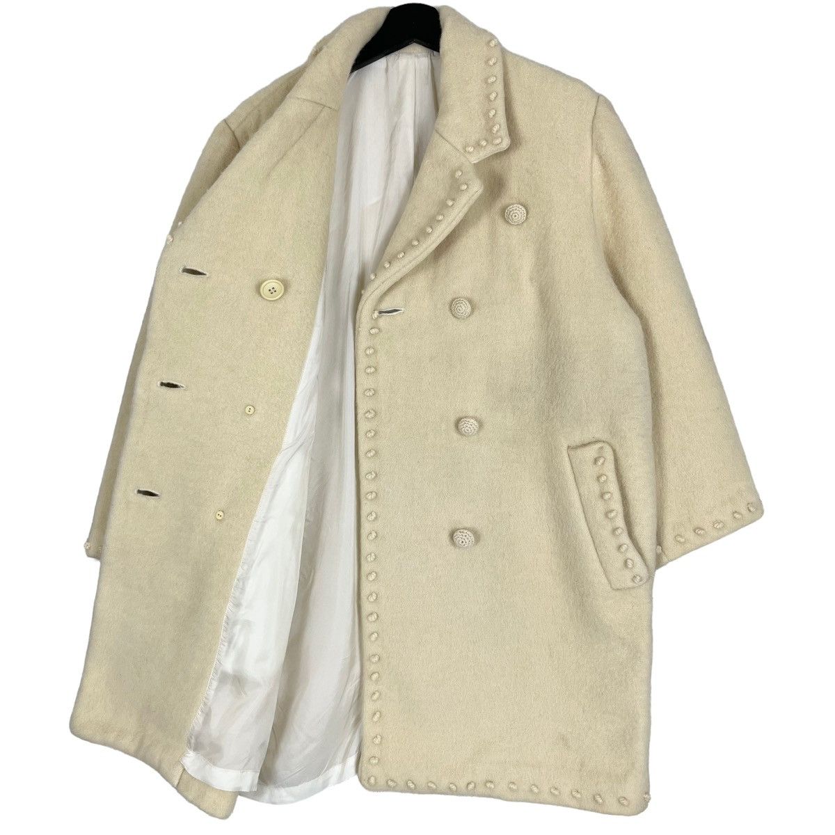 Issey Miyake × Japanese Brand × Vintage Vintage Issey Miyake Women Wool Coat Size M / US 6-8 / IT 42-44 - 5 Thumbnail