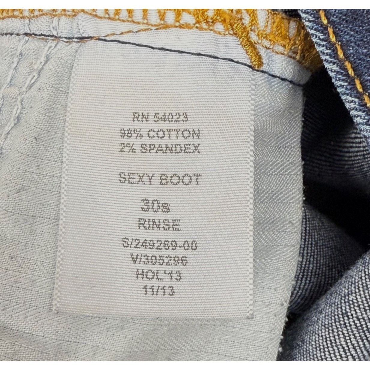 Gap Gap 1969 Women's Sexy Bootcut Dark-Wash Jeans Size 30 Short Size 30" / US 8 / IT 44 - 4 Thumbnail