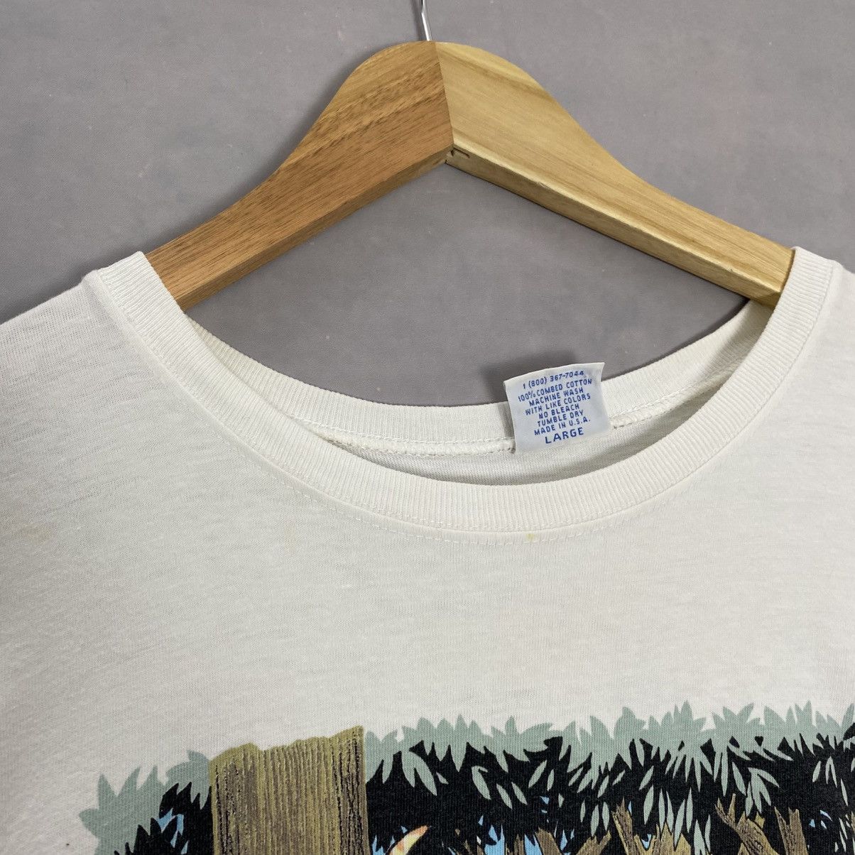 Vintage Vintage Adopt a Cat Hawaiian Crop Top Crazy Shirts Size L / US 10 / IT 46 - 7 Thumbnail