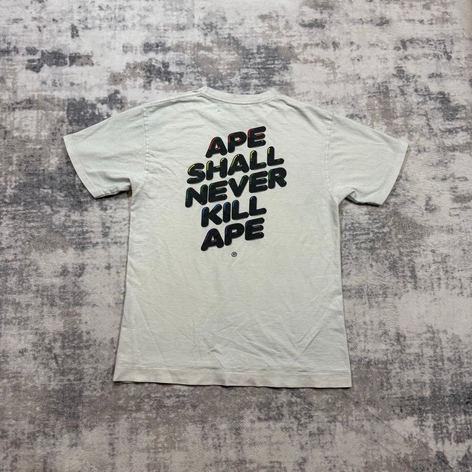 Bape × Nigo Authentic Bape 2000's Bubble Logo Tee L Size US L / EU 52-54 / 3 - 6 Thumbnail