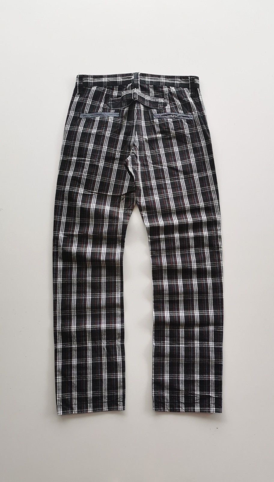 Japanese Brand Plaid Black Khakis Pants Size US 32 / EU 48 - 5 Thumbnail