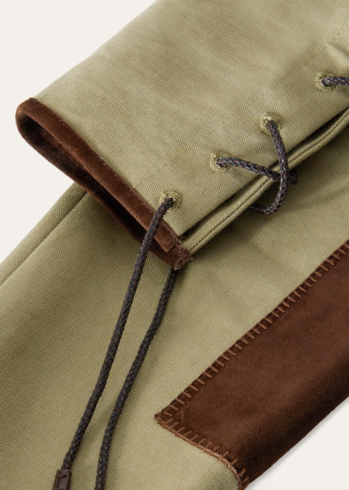 Loro Piana o1srvl11e0125 Ayman Horsey Trouser in Khaki Size 30" / US 8 / IT 44 - 4 Thumbnail