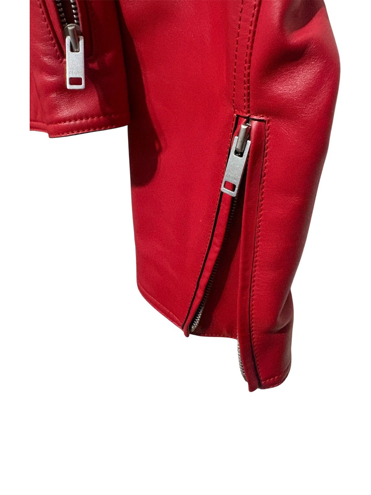Celine Celine Phoebe Leather biker jacket Size XS / US 0-2 / IT 36-38 - 5 Thumbnail