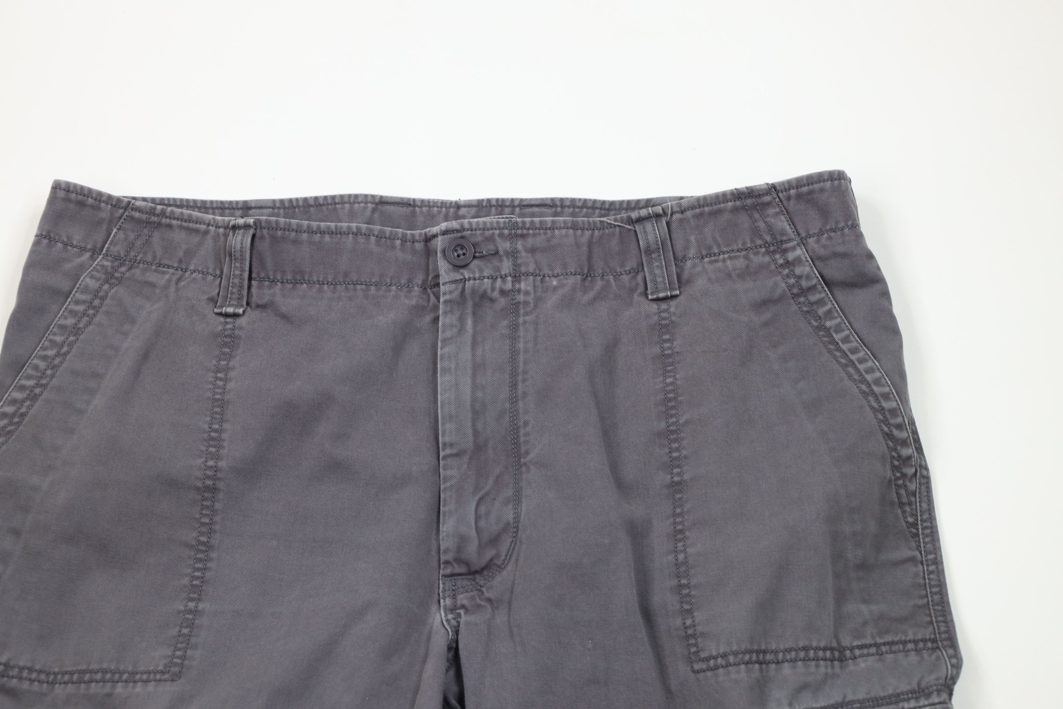 Vintage Vintage Y2K Streetwear Heavyweight Wide Leg Cargo Pants Gray Size US 42 / EU 58 - 2 Thumbnail