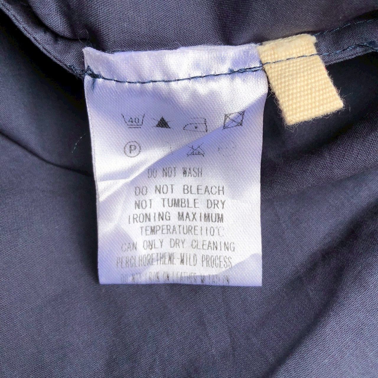 Marni Vintage Marni Navy Ruffle Hem Cotton Top 38 Size XS / US 0-2 / IT 36-38 - 7 Thumbnail