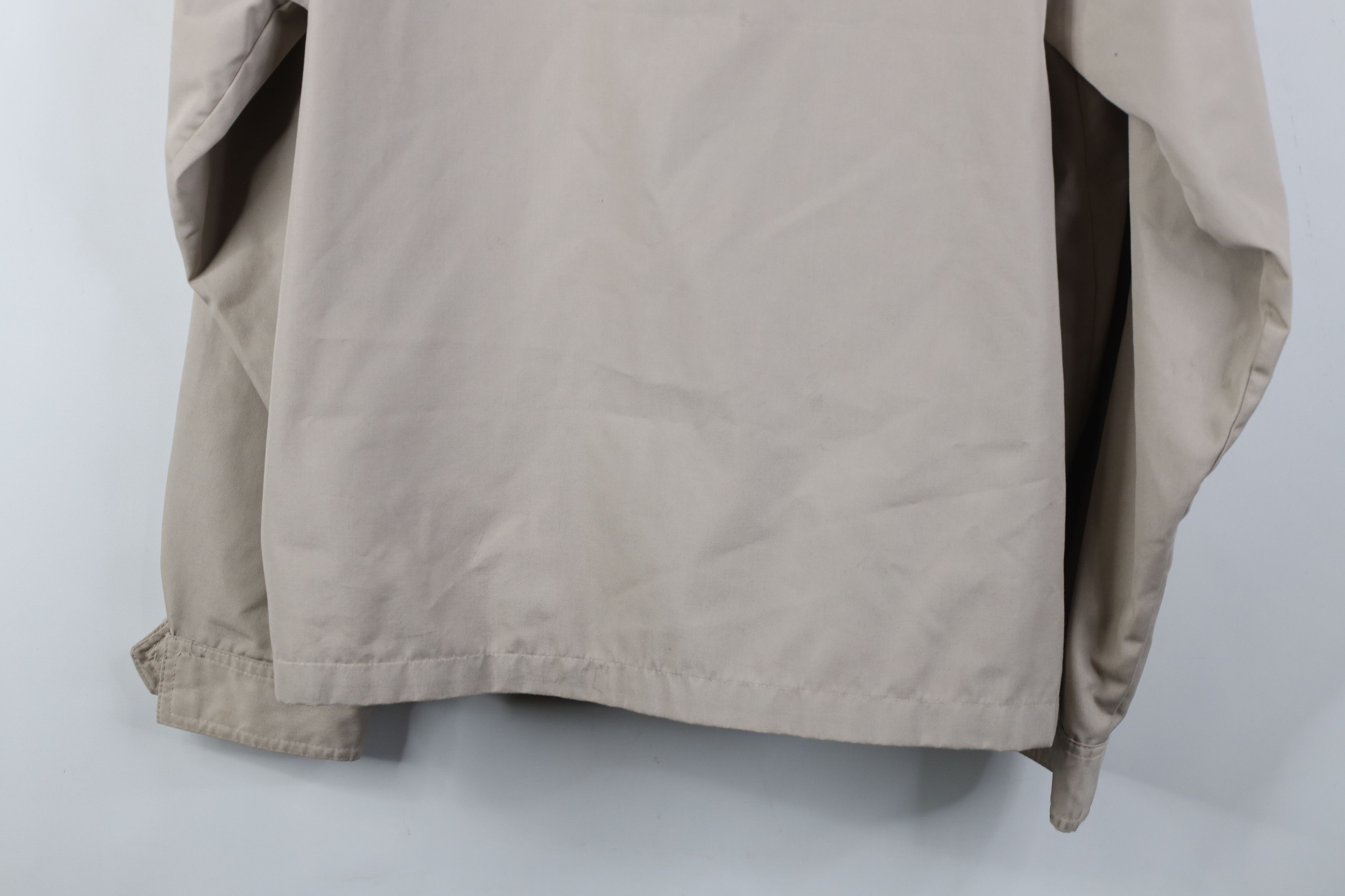 Vintage Vintage 70s Streetwear Full Zip Racer Bomber Jacket Beige Size US XXL / EU 58 / 5 - 16 Thumbnail