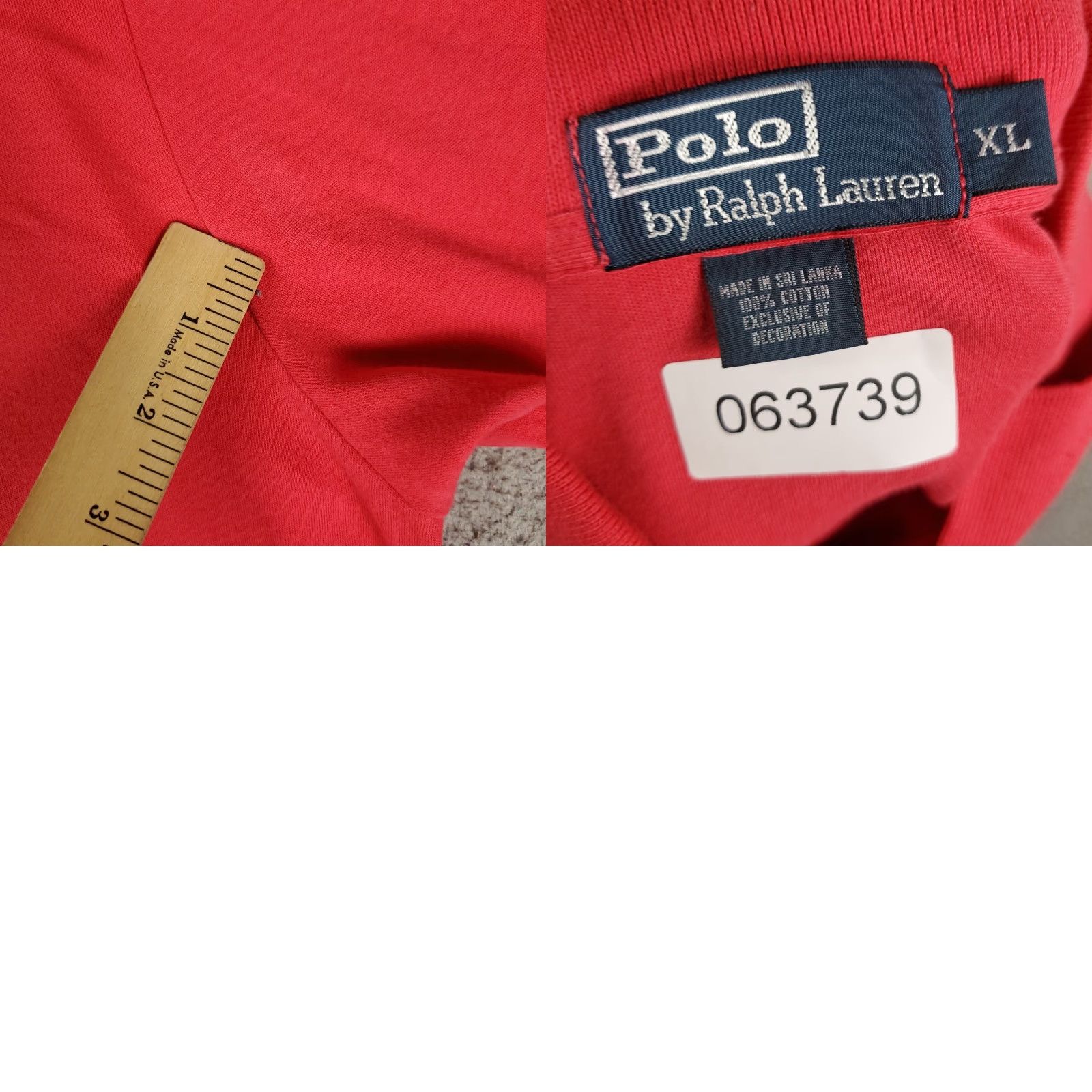 Ralph Lauren Ralph Lauren Polo Shirt Mens XL Red Pony Short Sleeve Button-Front Collared Cotton Classic Golf Casual Size US XL / EU 56 / 4 - 8 Thumbnail