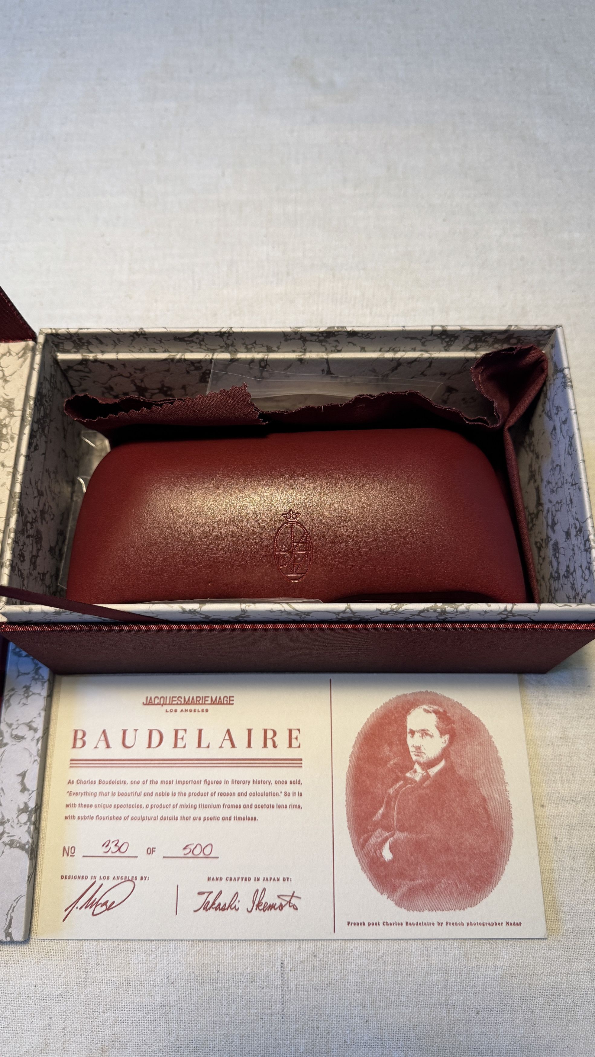 Jacques Marie Mage Jacques Marie Mage Baudelaire | Havana / Titanium Size ONE SIZE - 11 Thumbnail