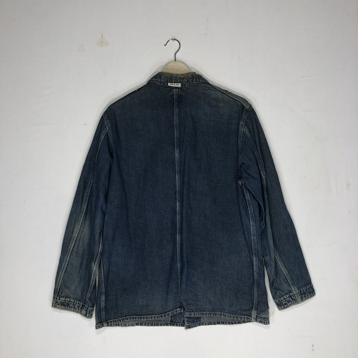 Japanese Brand × Vintage Bohemian Deeptone Sanforized Denim Japan Worker Jacket Size US M / EU 48-50 / 2 - 4 Thumbnail