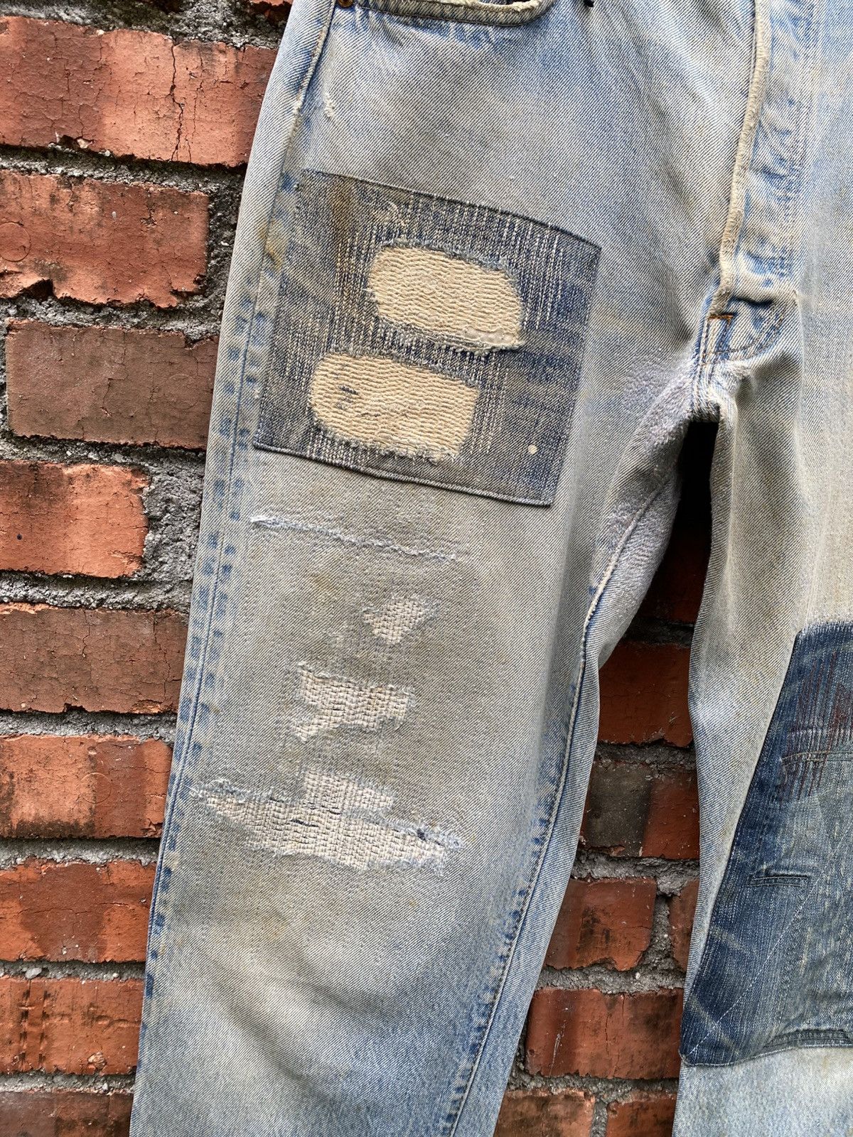 Levi's Vintage Clothing W36x31 Vintage levi's 501 redline distressed repaired Size US 36 / EU 52 - 8 Thumbnail