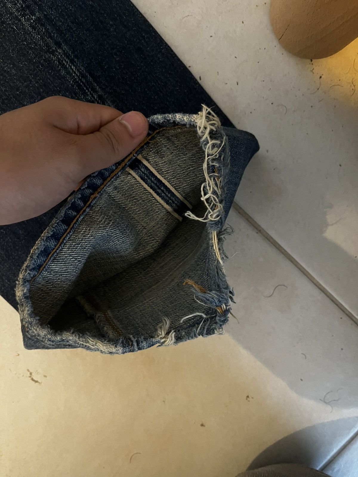 Levi's Vintage Clothing Levi's 501 selvedge denim Size US 34 / EU 50 - 3 Thumbnail