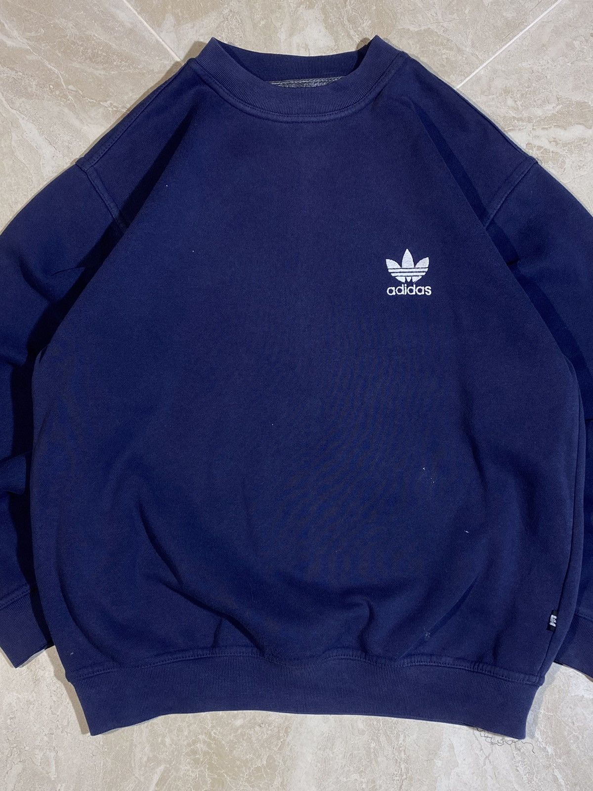 Adidas VINTAGE ADIDAS TREFOIL CREWNECK SWEATSHIRT FADED RETRO 90s Size US M / EU 48-50 / 2 - 2 Thumbnail