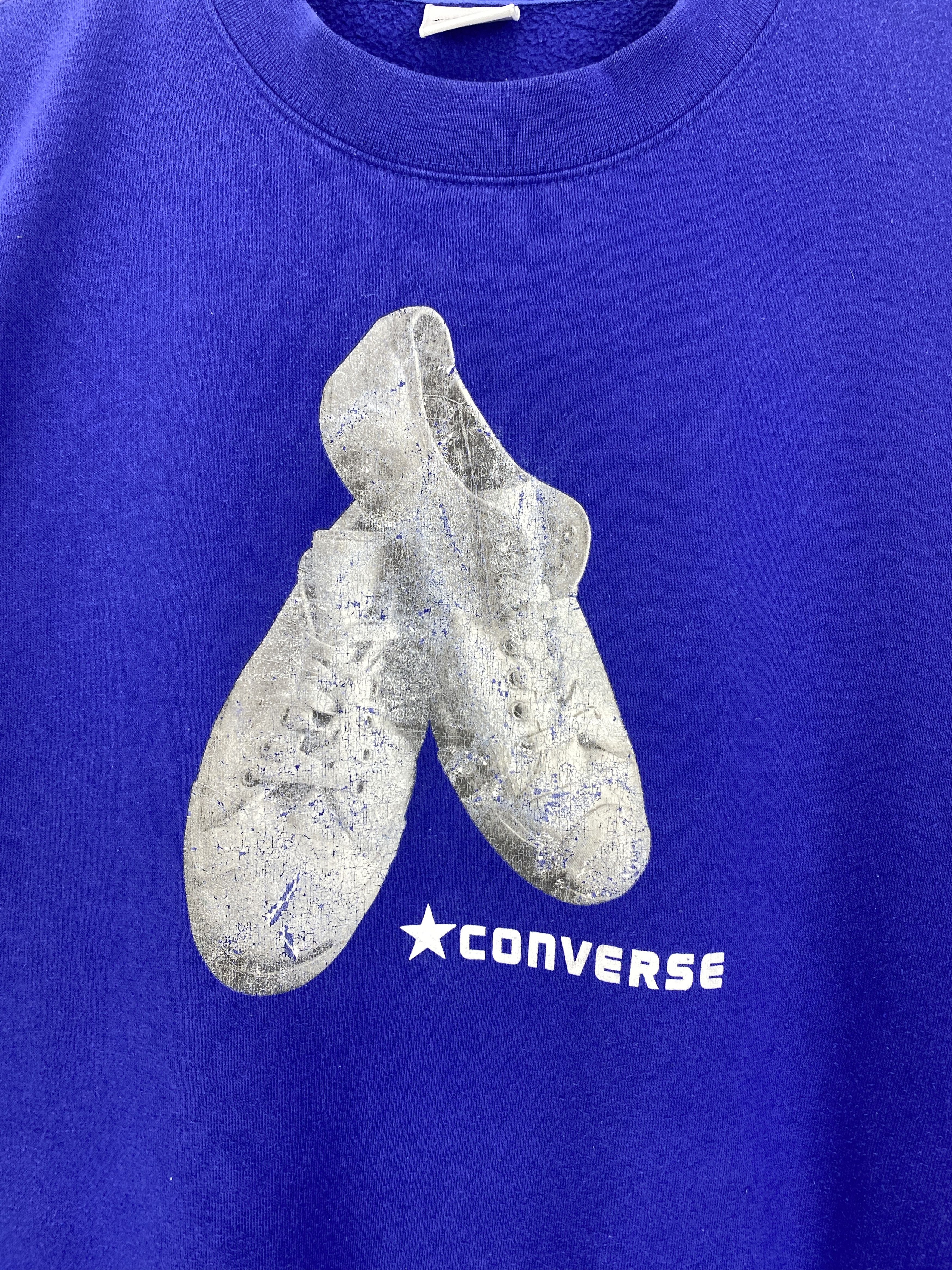 Converse × Vintage Vintage Converse Shoe printed Crewneck Sweatshirt SH0008 Size US XL / EU 56 / 4 - 6 Thumbnail