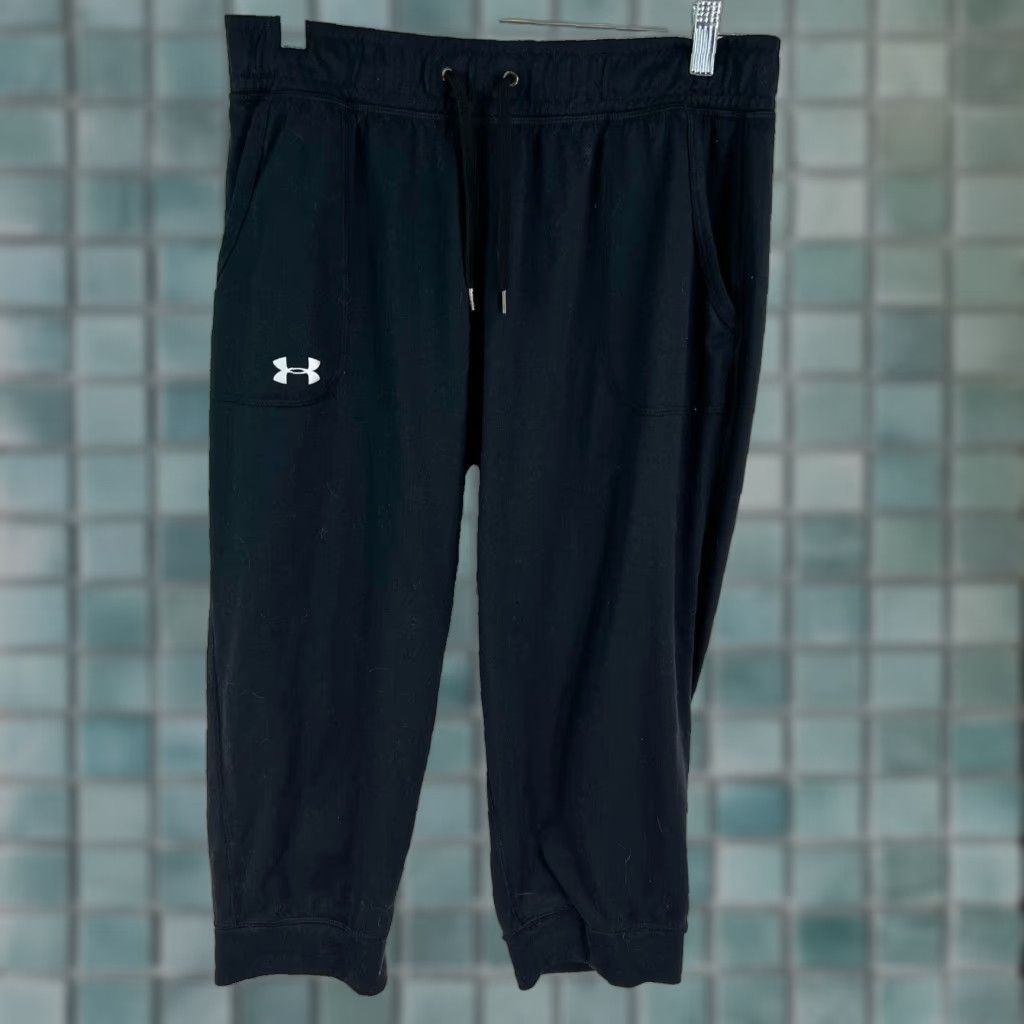 Under Armour Under Armour HeatGear Joggers Mens Size M Black 32x22 Size US 31 - 1 Thumbnail