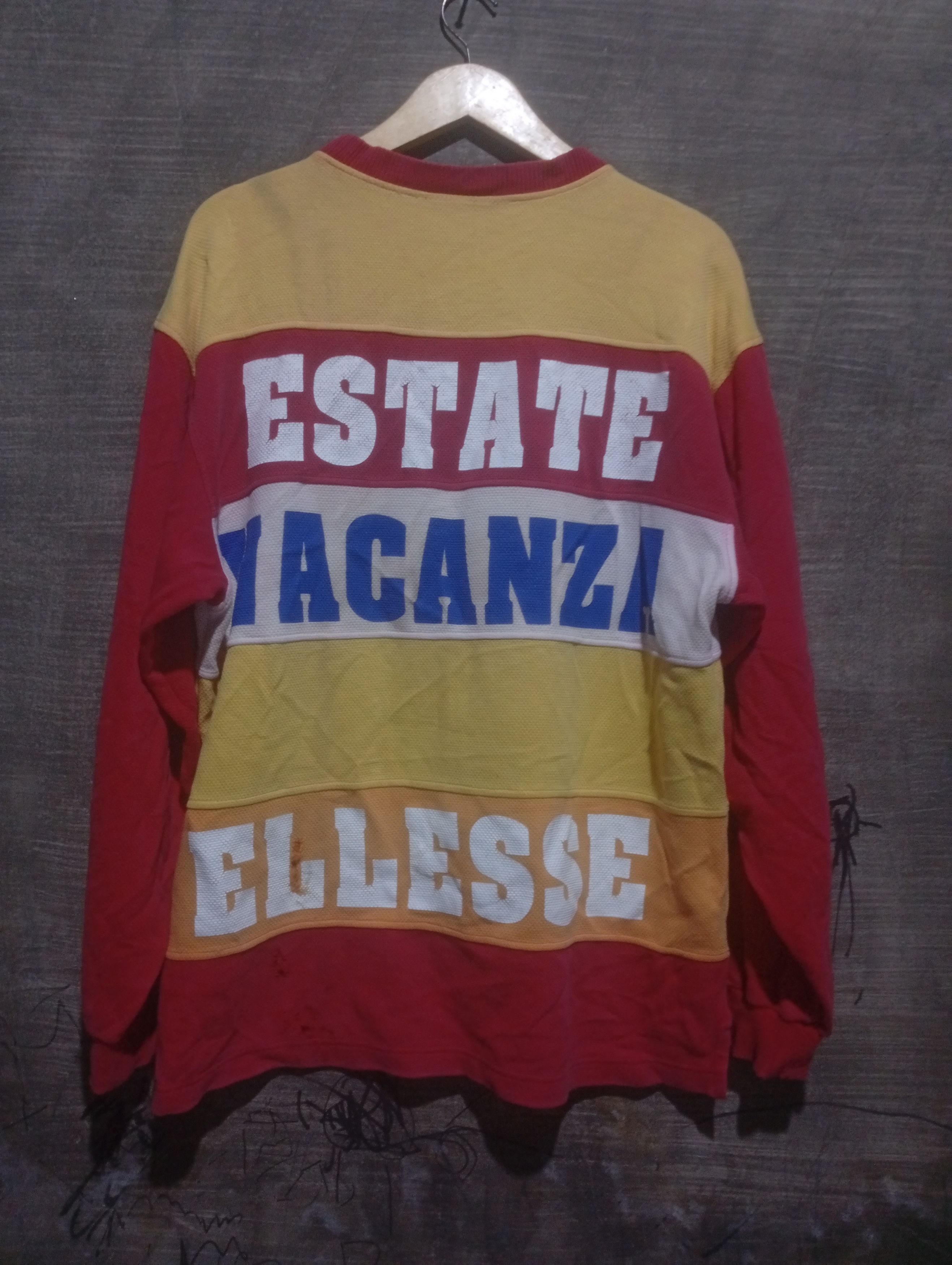 Ellesse LONGSLEVEE T-shirt ELLESE VINTAGE 90s SECOND ORIGINAL Size US XL / EU 56 / 4 - 5 Thumbnail