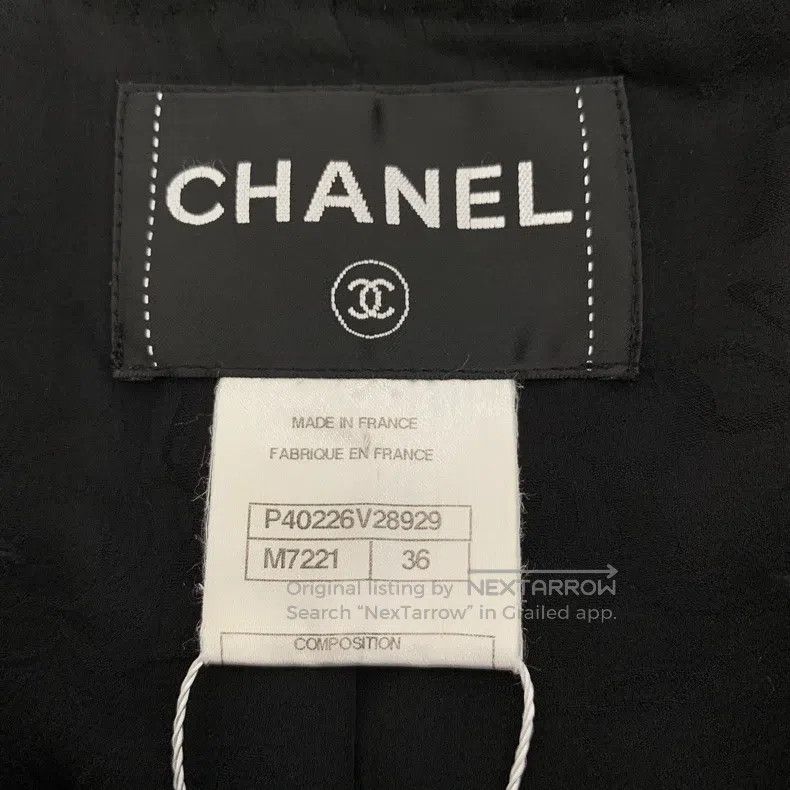 Chanel Chanel Black lacing bow braided tweed tassel long-sleeved Size XS / US 0-2 / IT 36-38 - 5 Thumbnail