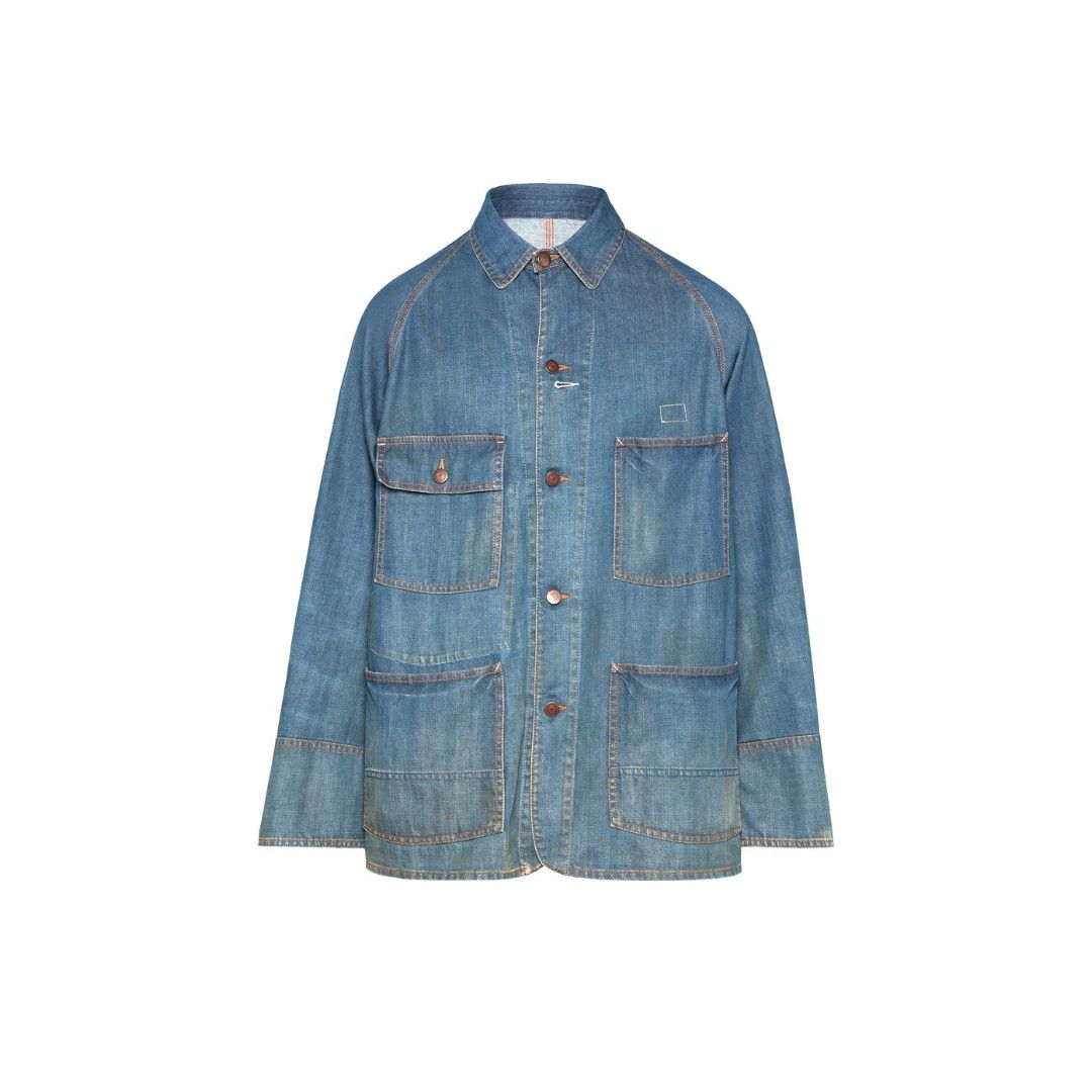 Maison Margiela oc11z0925 Denim Jacket in Blue Size US XL / EU 56 / 4 - 1 Thumbnail