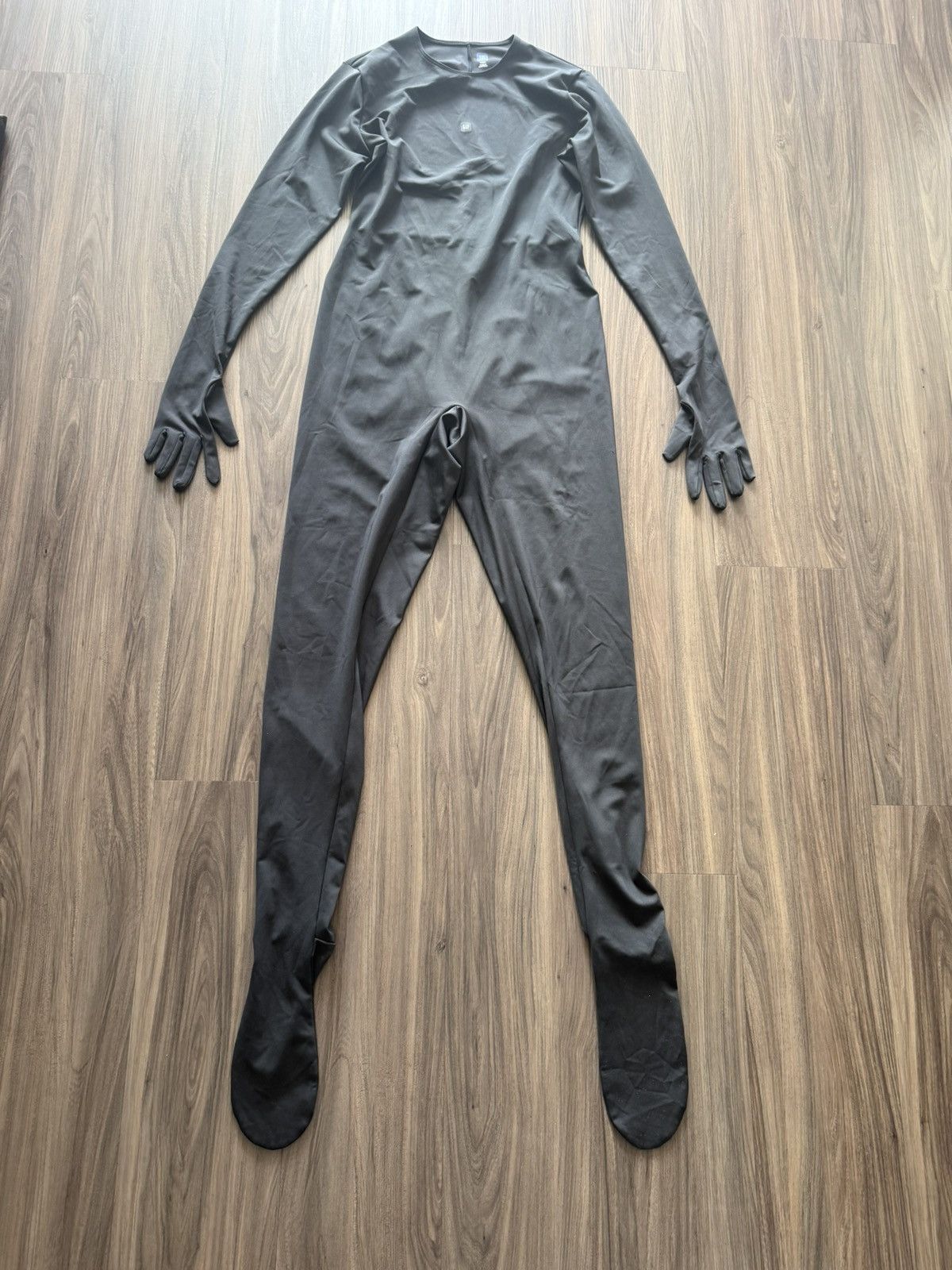 Balenciaga × Gap × Yeezy Yeezy Gap Second Skin Bodysuit Black Gloves - Large Size L / US 10 / IT 46 - 1 Thumbnail