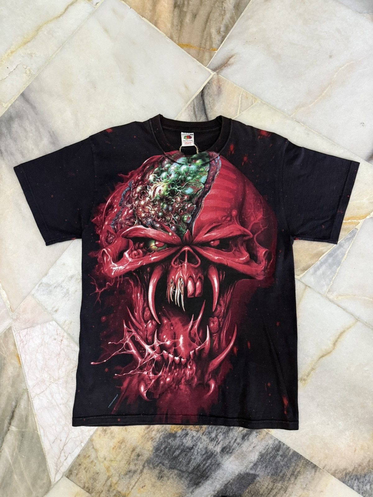 Band Tees × Iron Maiden × Vintage IRON MAIDEN The Final Frontier World Tour Size US M / EU 48-50 / 2 - 1 Thumbnail