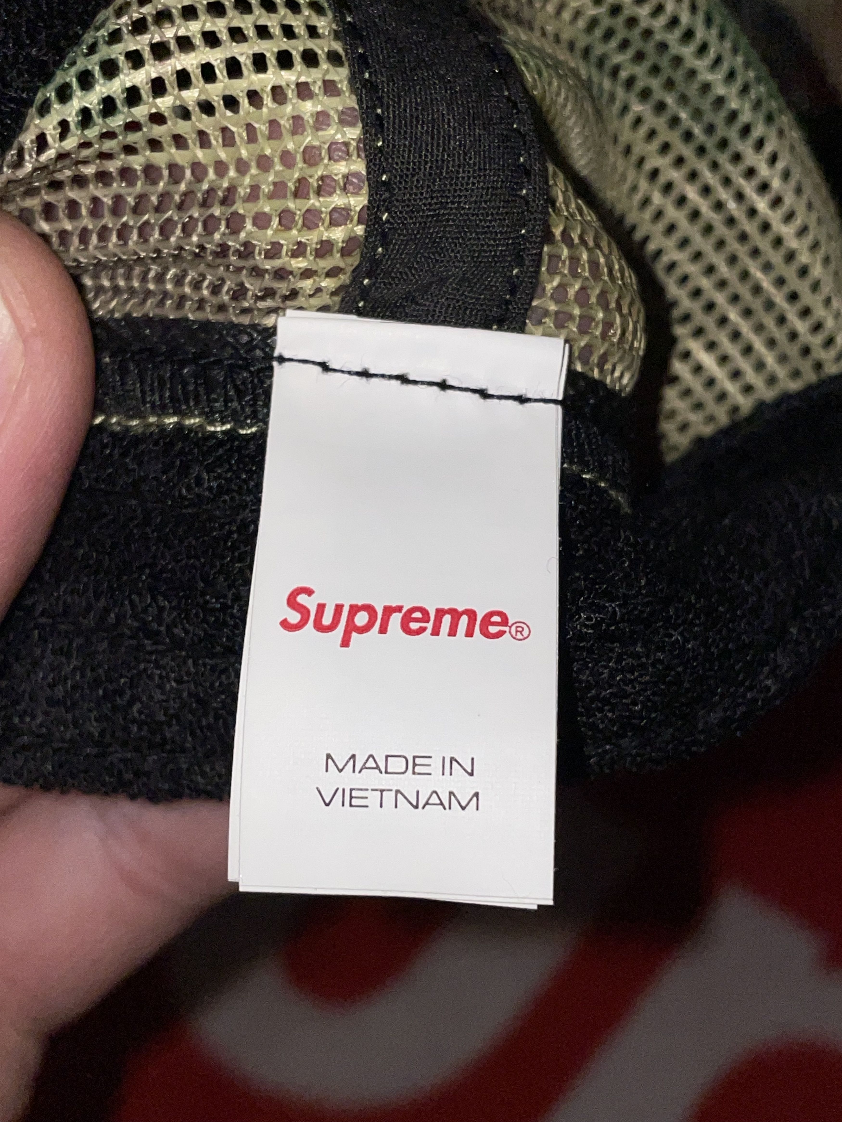 Supreme Supreme Contrast S Mesh Back 6-Panel Cap Olive FW25 NEW Size ONE SIZE - 8 Thumbnail