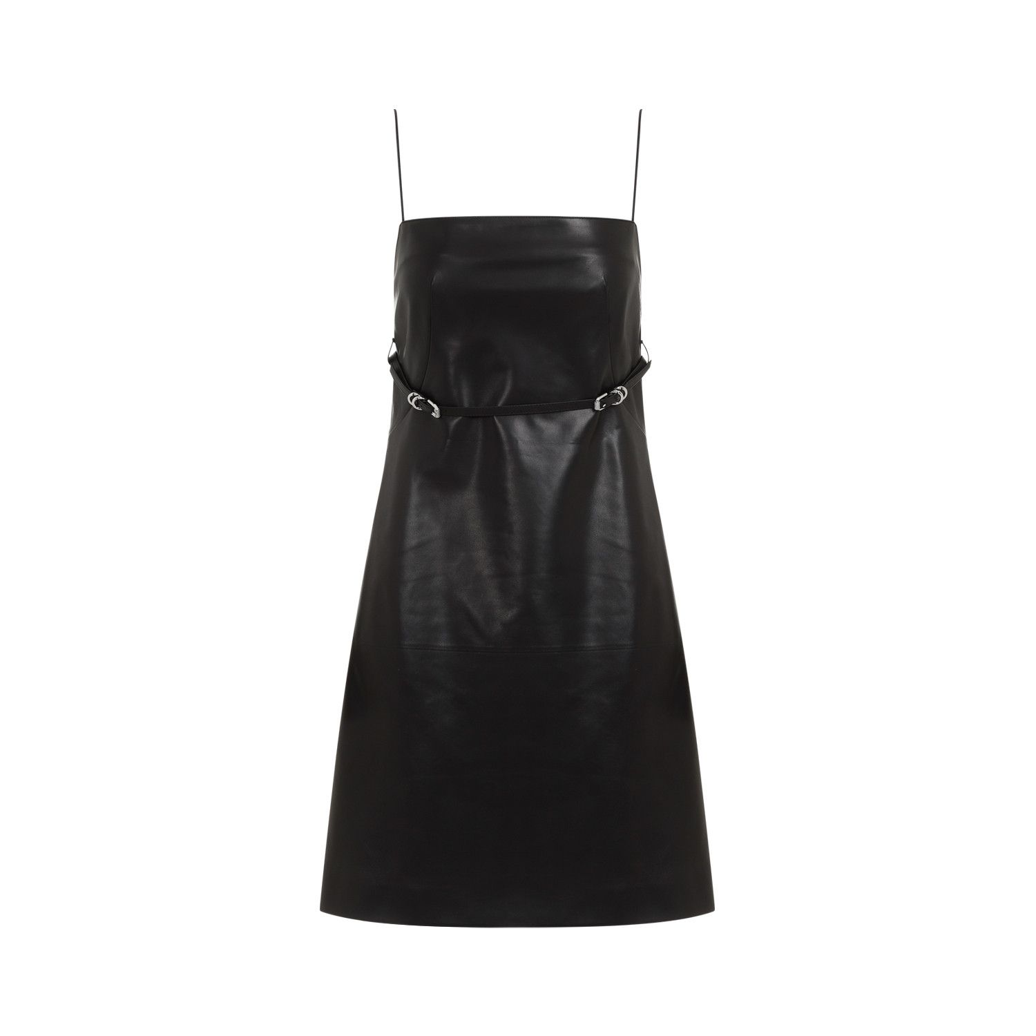 Givenchy Givenchy Voyou Leather Mini Dress Size S / US 4 / IT 40 - 1 Thumbnail