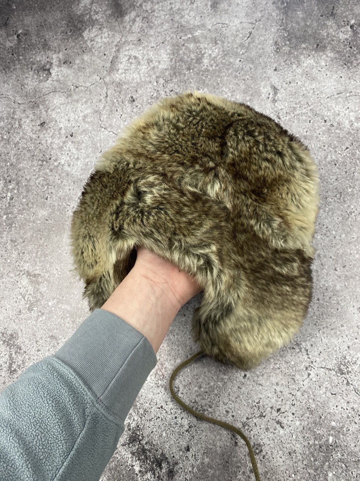 Hysteric Glamour × Japanese Brand × Vintage Amazing Faux Fur Y2K Ushanka Hat (Trapper Hat) Size ONE SIZE - 6 Thumbnail