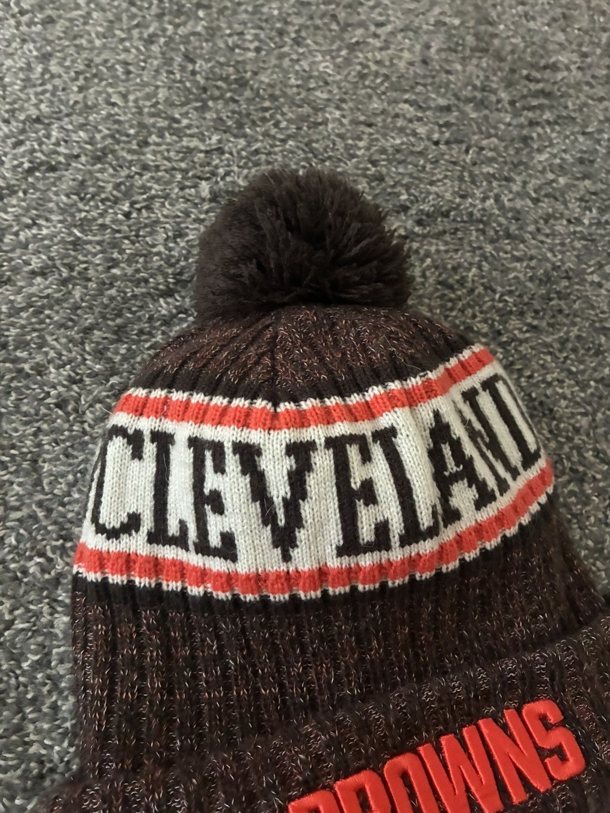 New Era CLEVELAND BROWNS BEANIE Size ONE SIZE - 2 Thumbnail