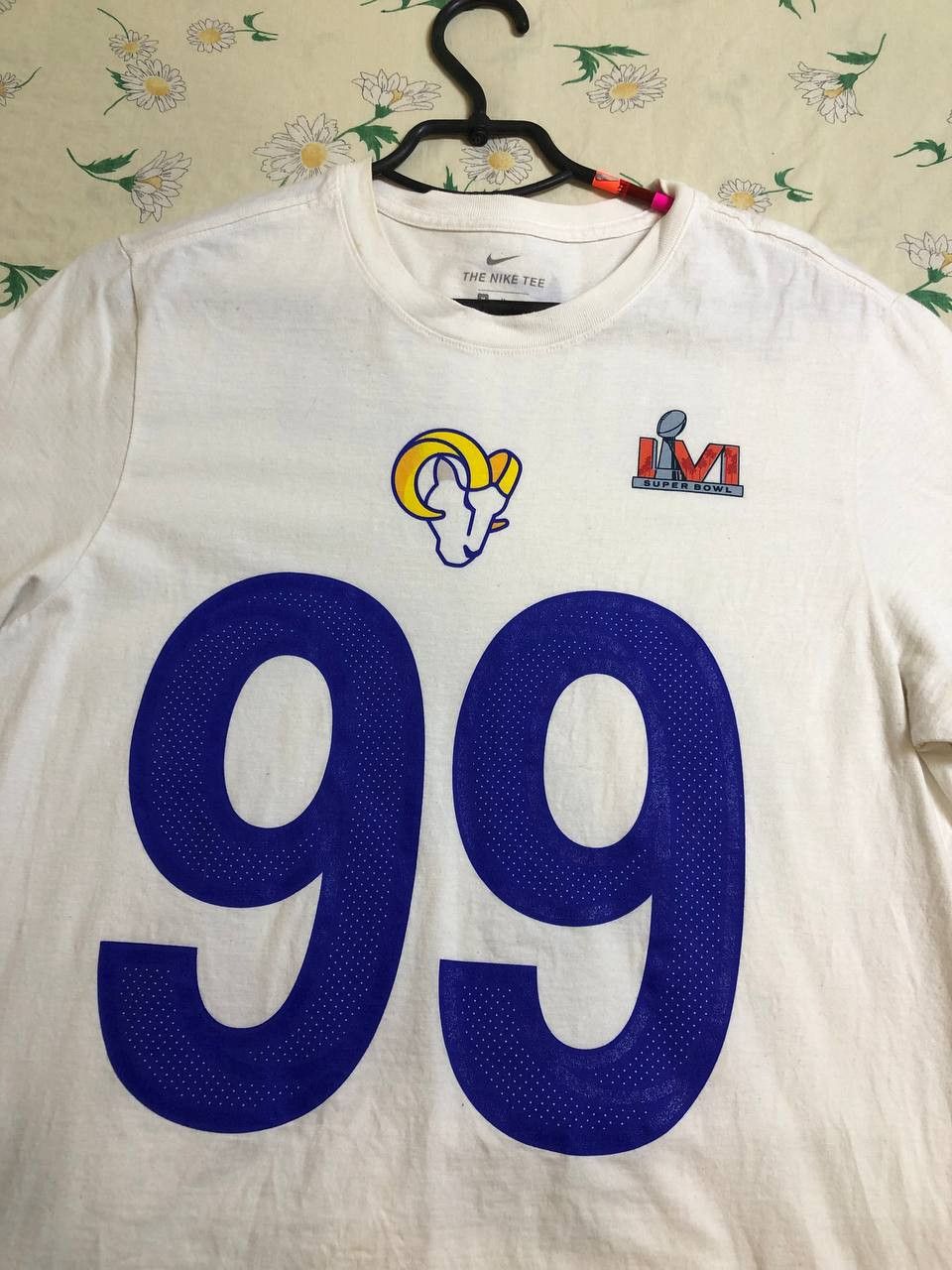 Nike Nike Aaron Donald White Los Angeles Rams Super Bowl LVI Size US M / EU 48-50 / 2 - 6 Thumbnail