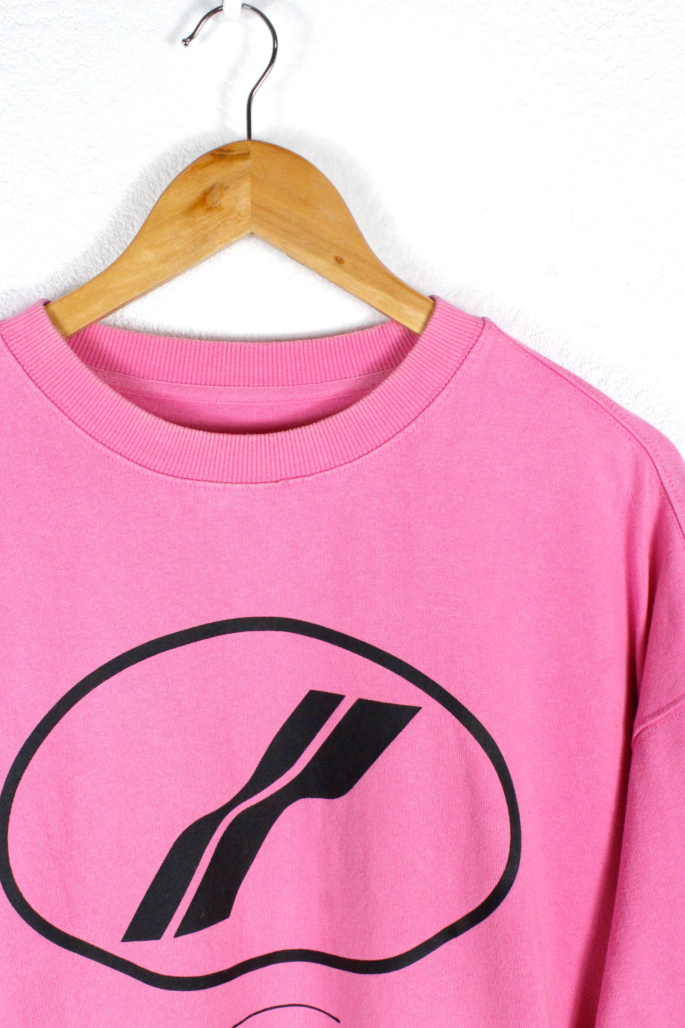 WE11DONE WE11DONE Logo Print Pink Cotton Long Sleeve Tee T-shirt Size US XL / EU 56 / 4 - 4 Thumbnail