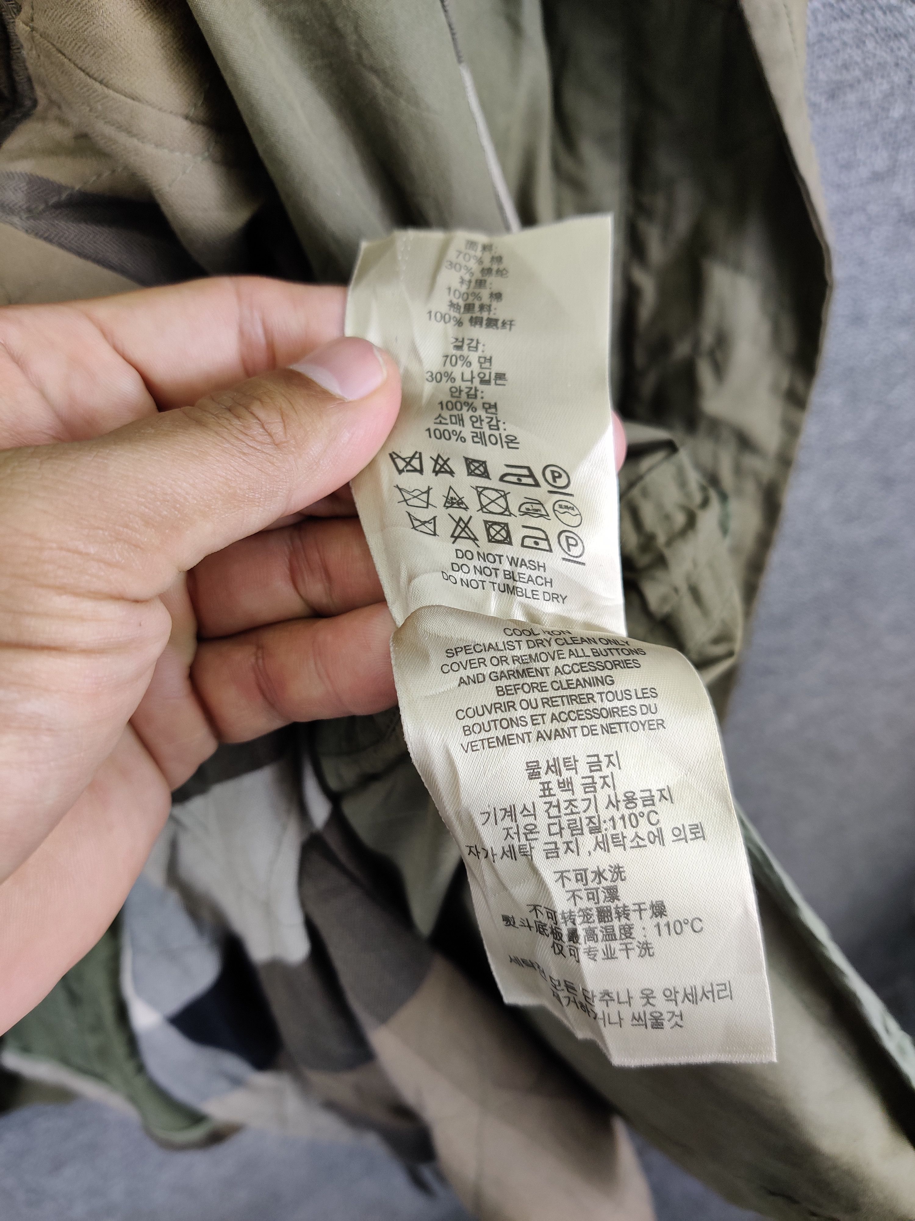 Burberry Rare 🔥 Vintage Burberry Brit Military Jacket Olive Green Size US M / EU 48-50 / 2 - 12 Thumbnail