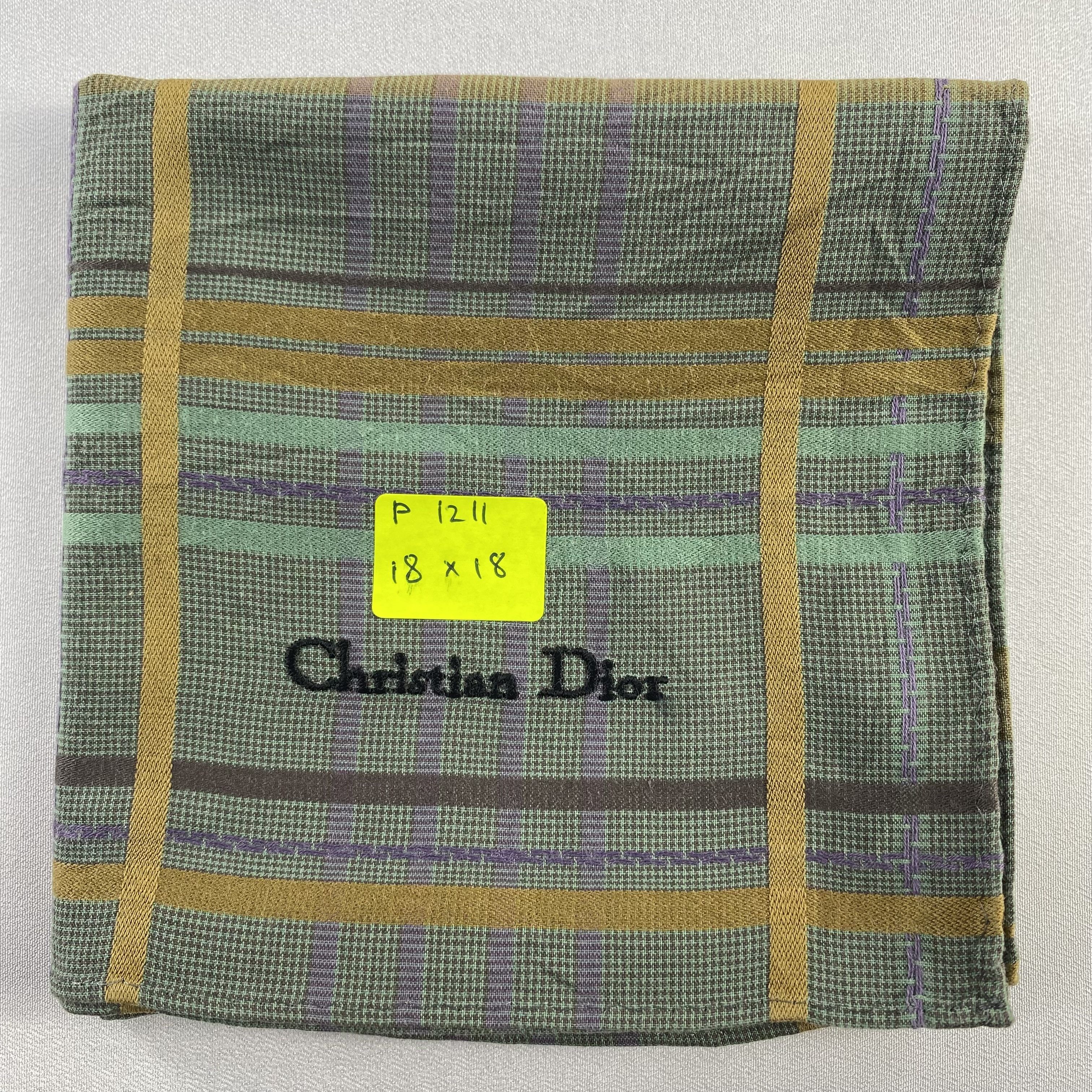 Vintage Christian Dior Monsieur Handkerchief / Neckerchief-P1211 Size ONE SIZE - 5 Thumbnail