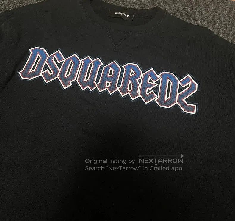 Dsquared2 DSquared2 Black Logo Sweatshirt. Size US M / EU 48-50 / 2 - 2 Thumbnail